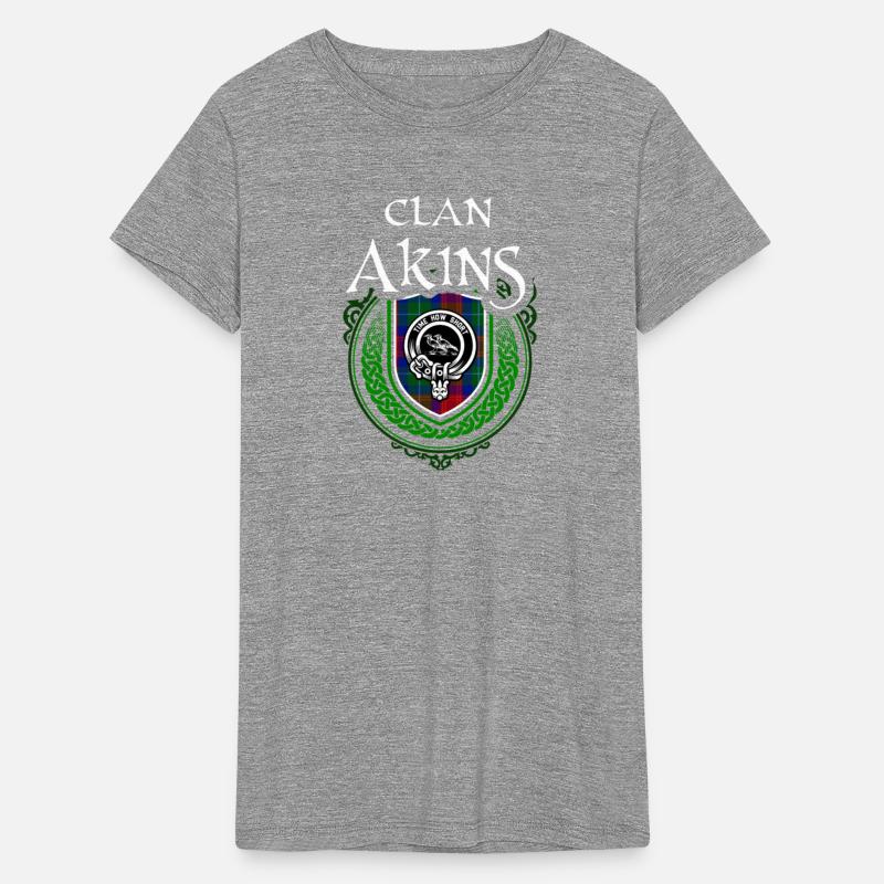 Clan Akins Scottish Crest Badge and Tartan