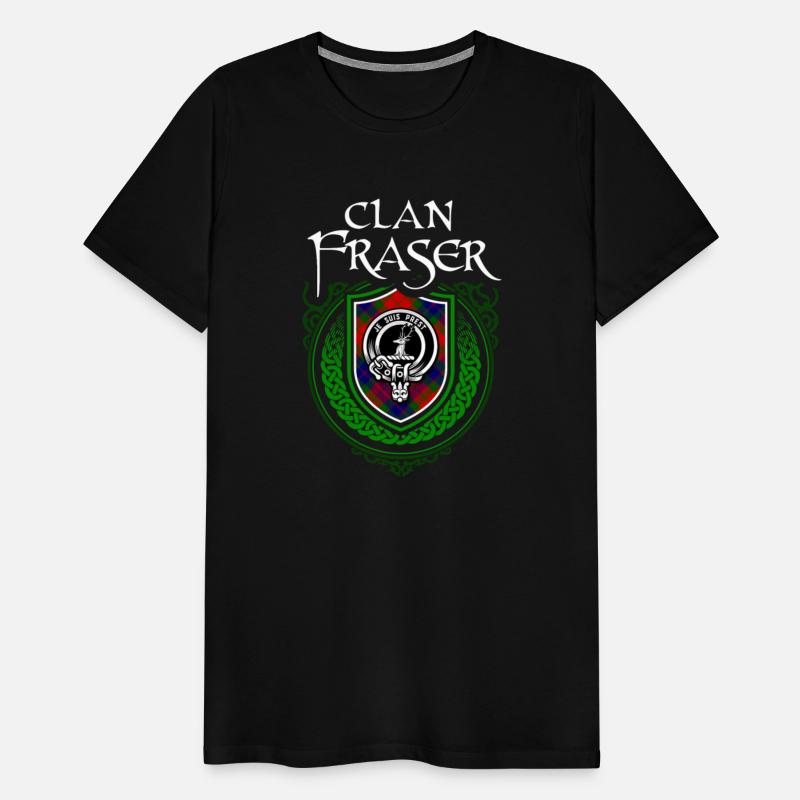 Clan Fraser Scottish Crest Badge and Tartan
