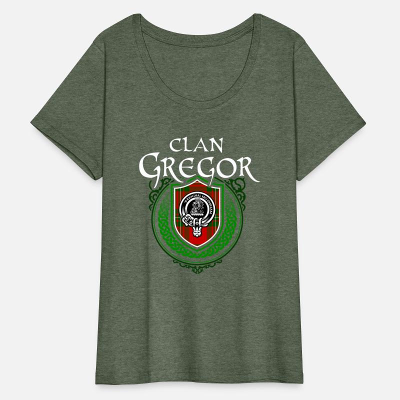 Clan Gregor Scottish Crest Badge and Tartan