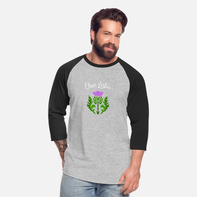 Clan Leslie Surname Thistle Flower Scottish Clan