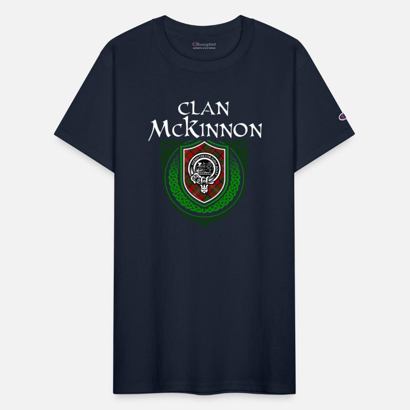 Clan McKinnon Scottish Crest Badge and Tartan