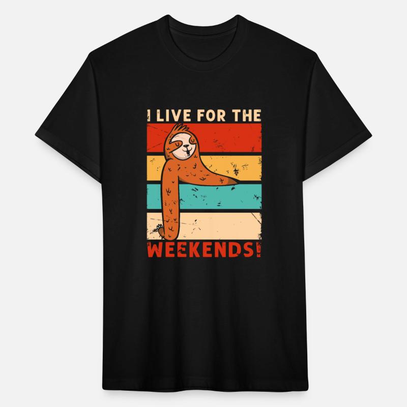 Classic Retro I Live for the Weekends Weekender