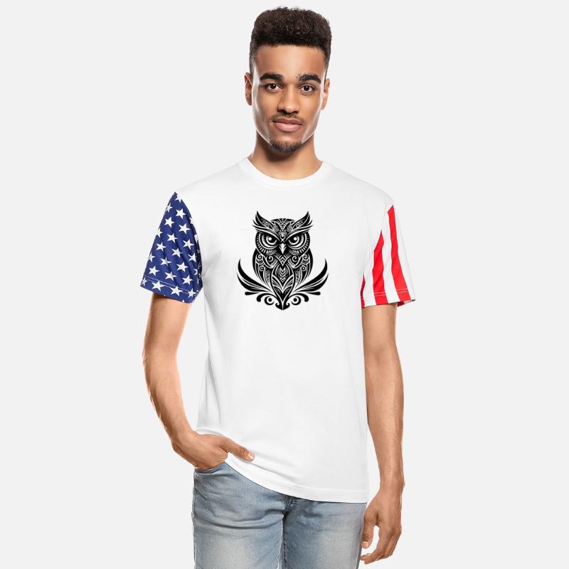 Clever Owl In Tattoo Ink Style