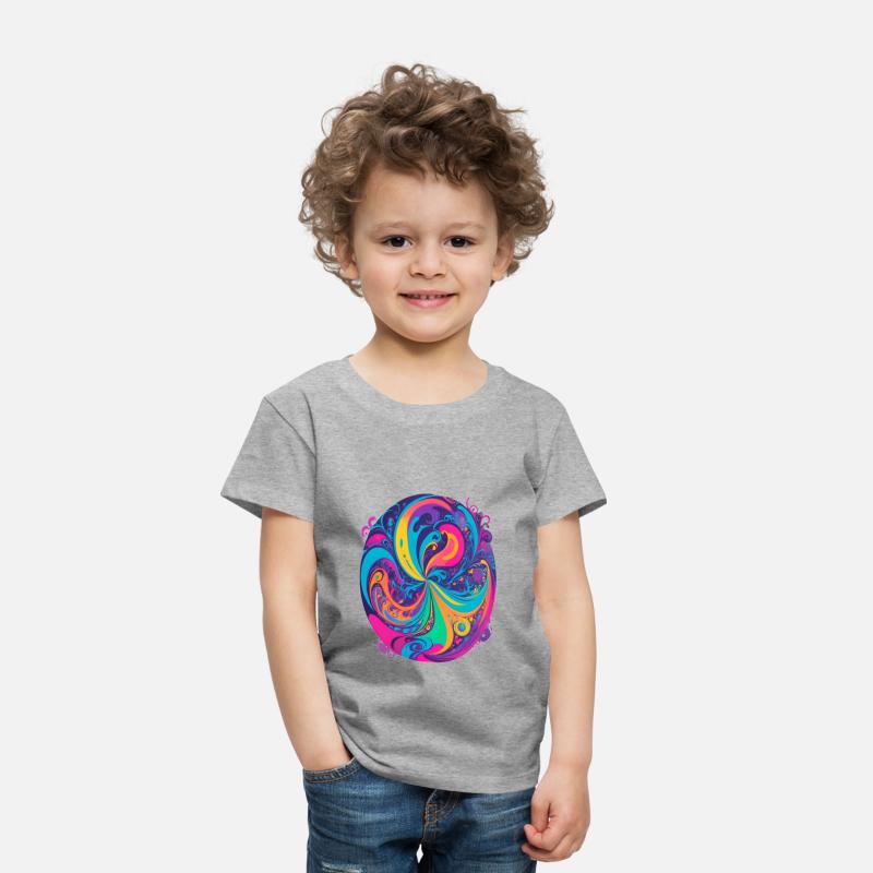 Color Swirl of Psychedelic Motion and Energy