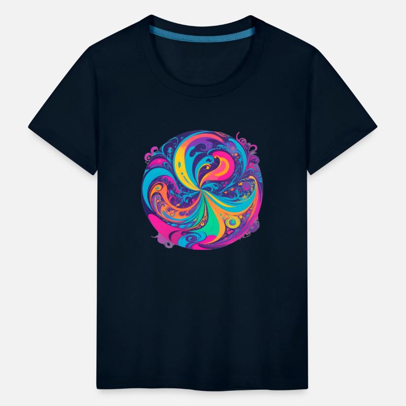Color Swirl of Psychedelic Motion and Energy