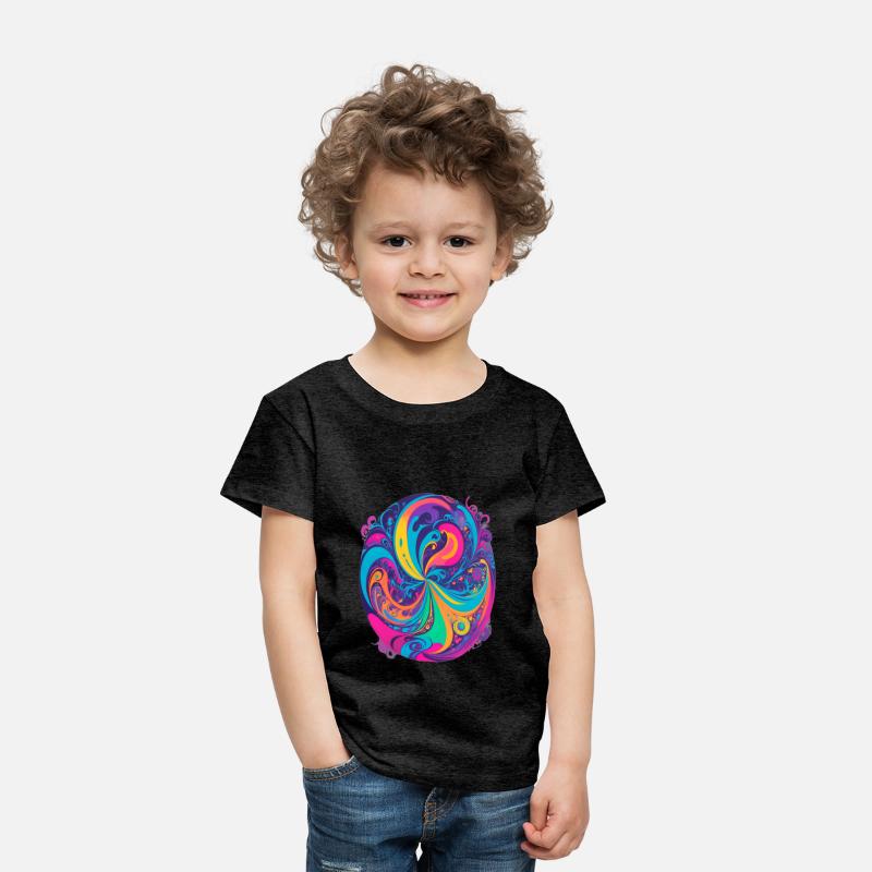 Color Swirl of Psychedelic Motion and Energy