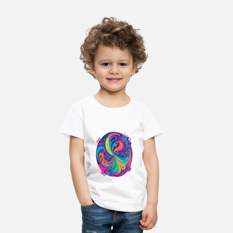 Color Swirl of Psychedelic Motion and Energy