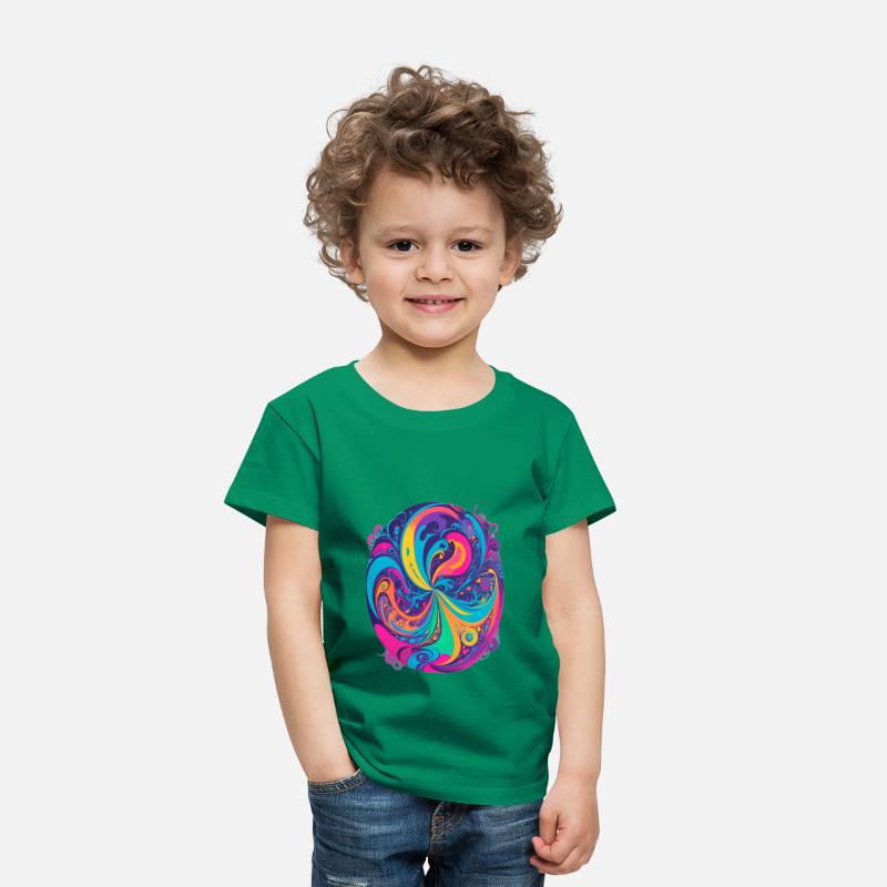 Color Swirl of Psychedelic Motion and Energy