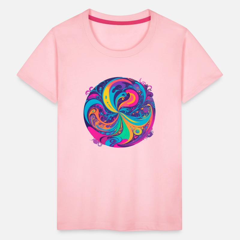 Color Swirl of Psychedelic Motion and Energy