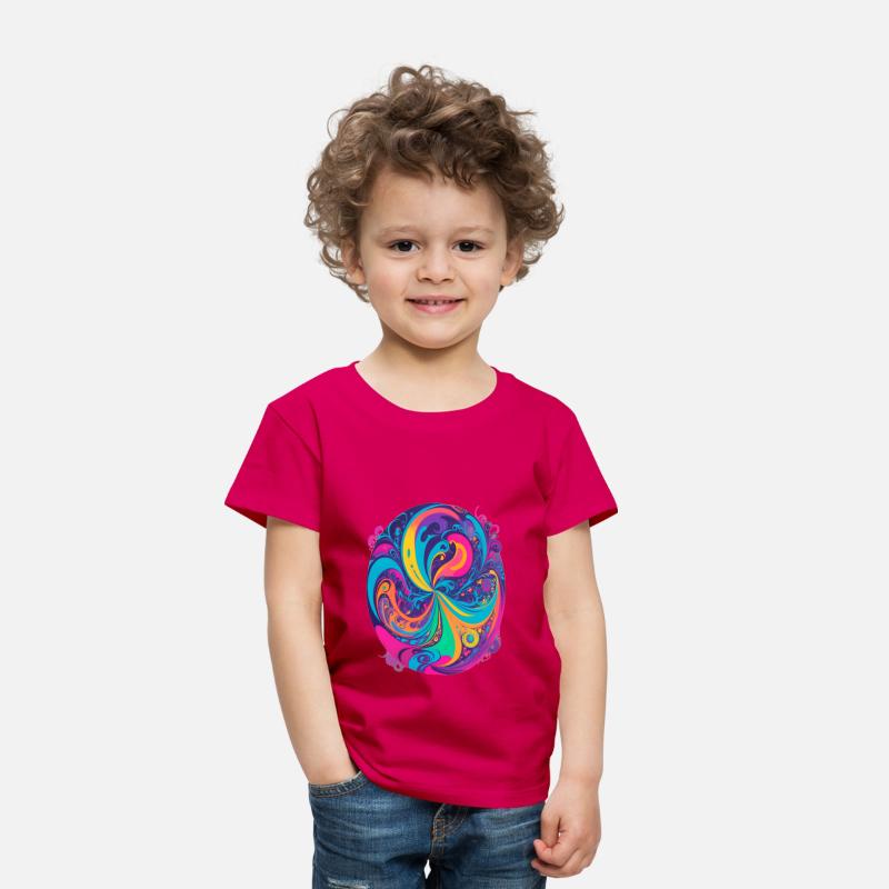 Color Swirl of Psychedelic Motion and Energy