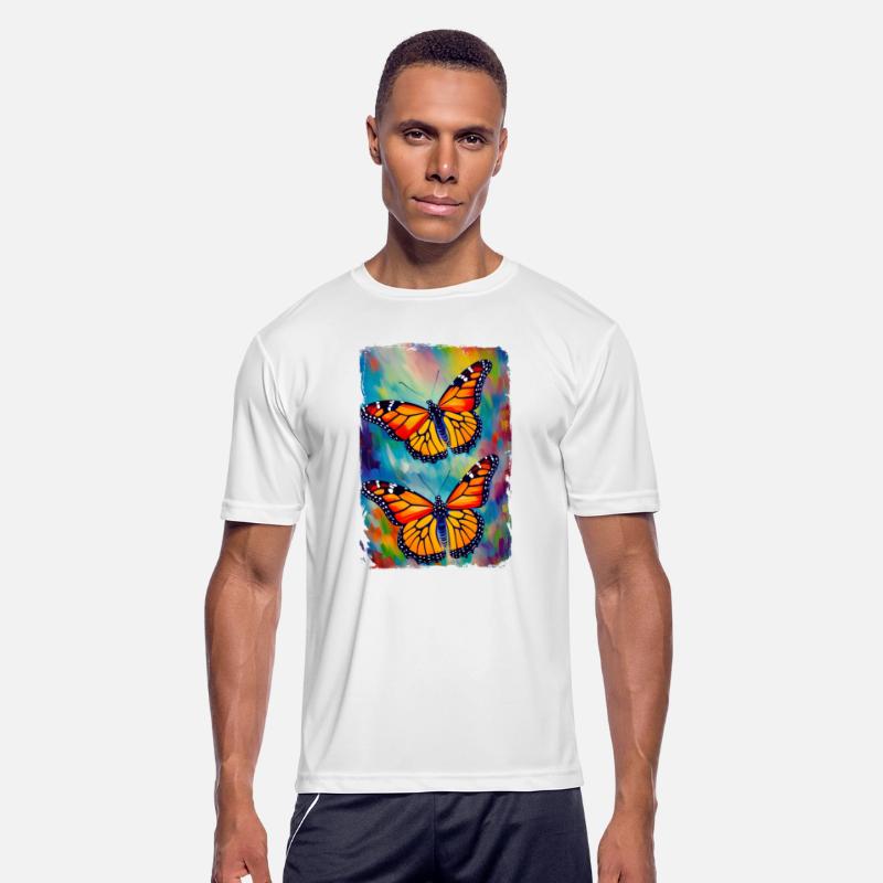 Colorful Monarch Butterfly Lover Insect Art