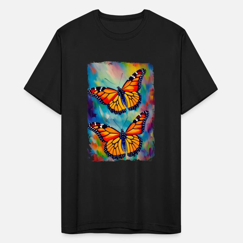 Colorful Monarch Butterfly Lover Insect Art
