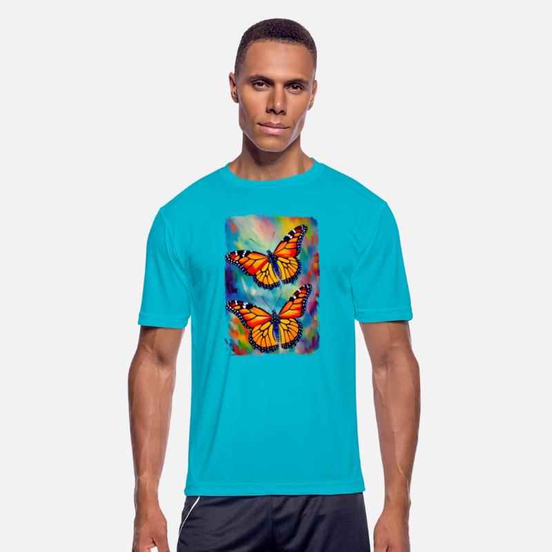 Colorful Monarch Butterfly Lover Insect Art