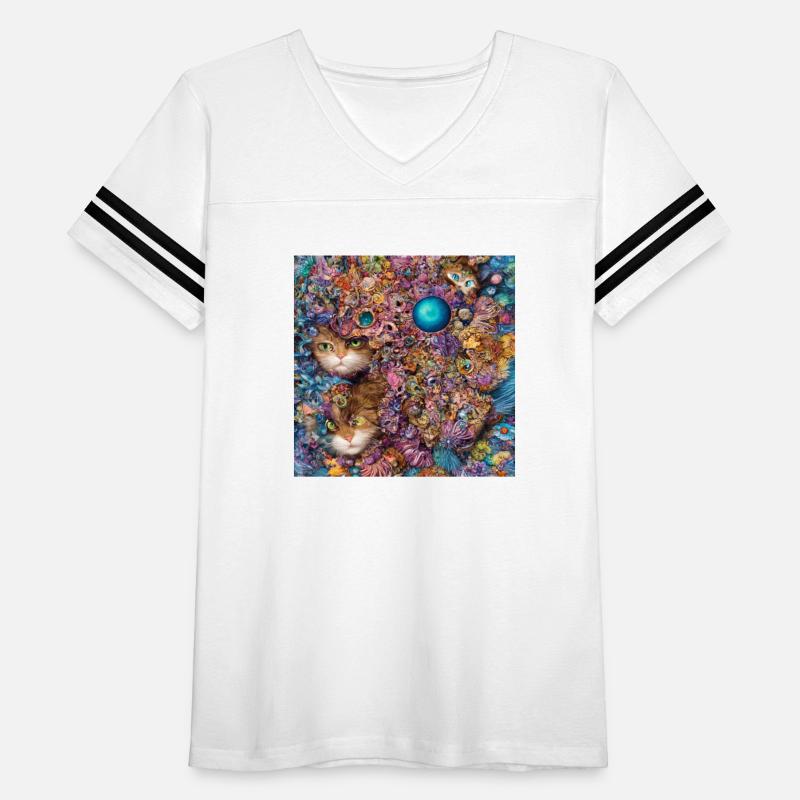 colorful portrait adorable perfect cat