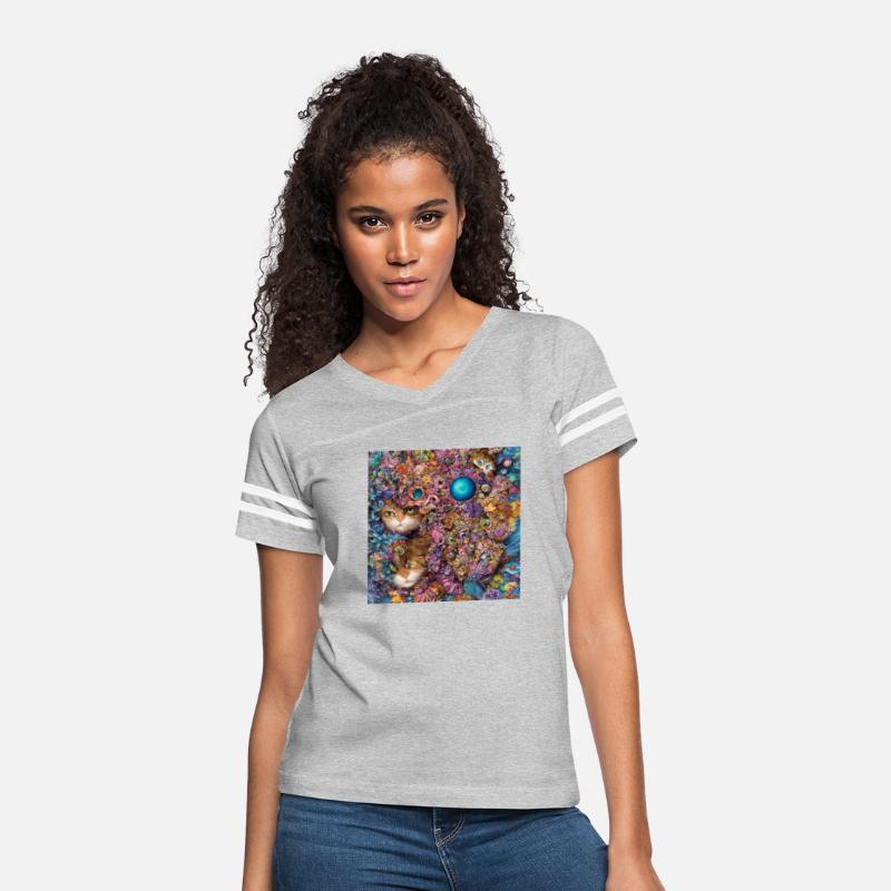 colorful portrait adorable perfect cat