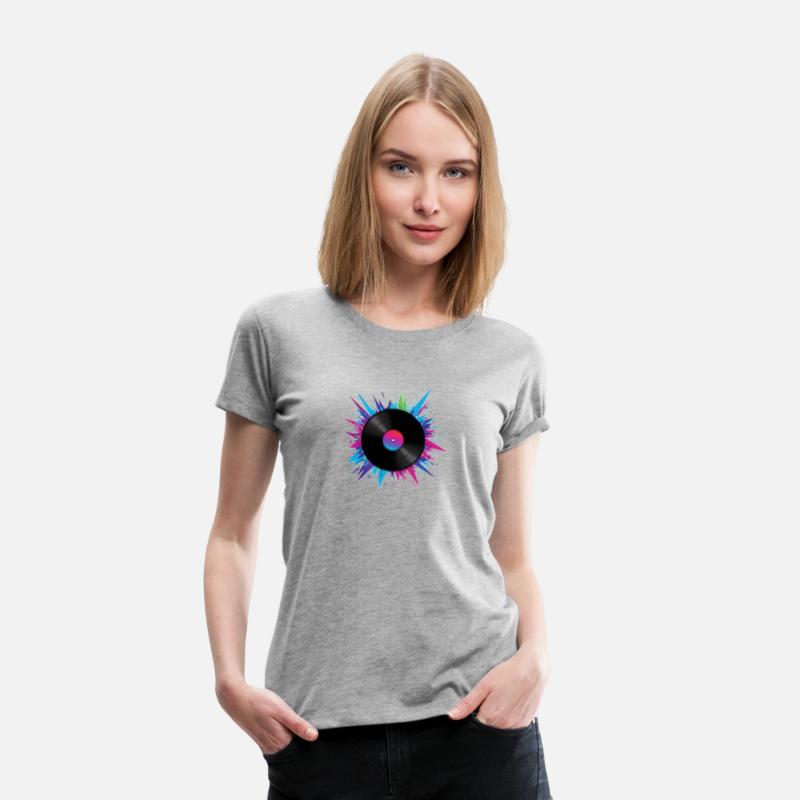 Colorful Vinyl Record – Retro Music Vibes Shirt