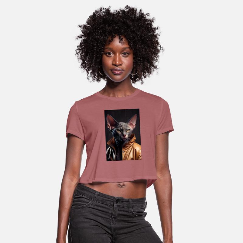 Colorpoint Shorthair Cat Breed Portrait wears a le