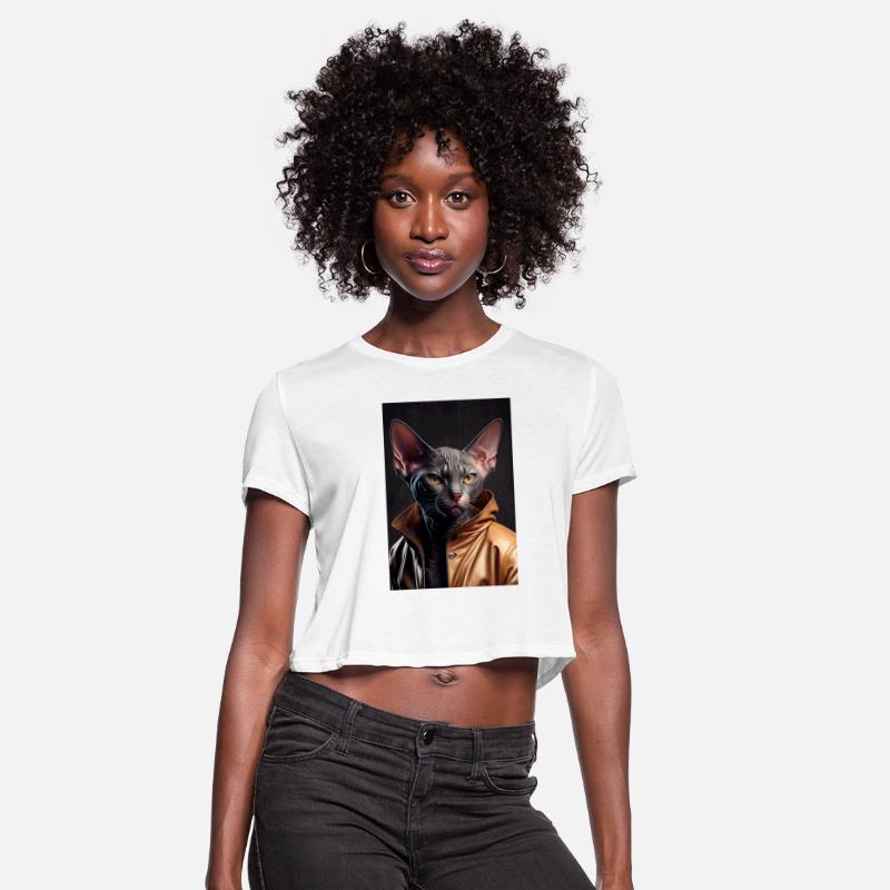 Colorpoint Shorthair Cat Breed Portrait wears a le