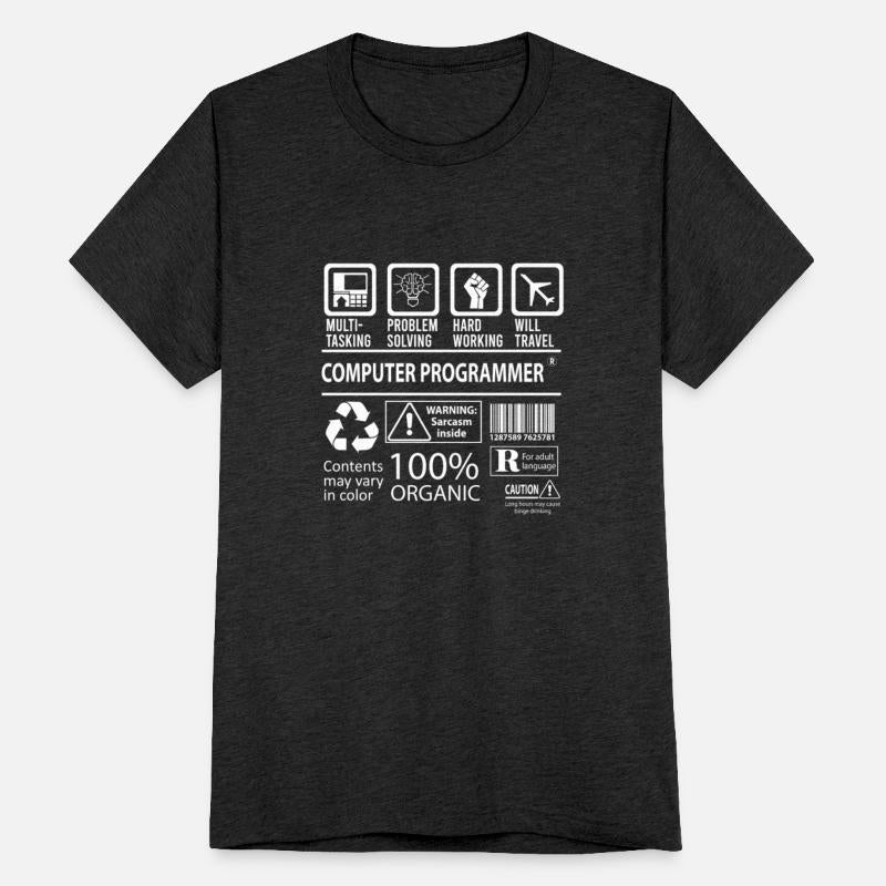 Computer Programmer T Shirt - Multitasking Job Gif