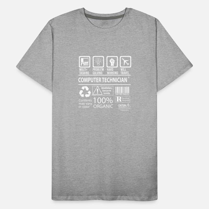 Computer Technician T Shirt - Multitasking Job Gif