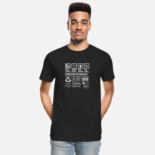 Computer Technician T Shirt - Multitasking Job Gif