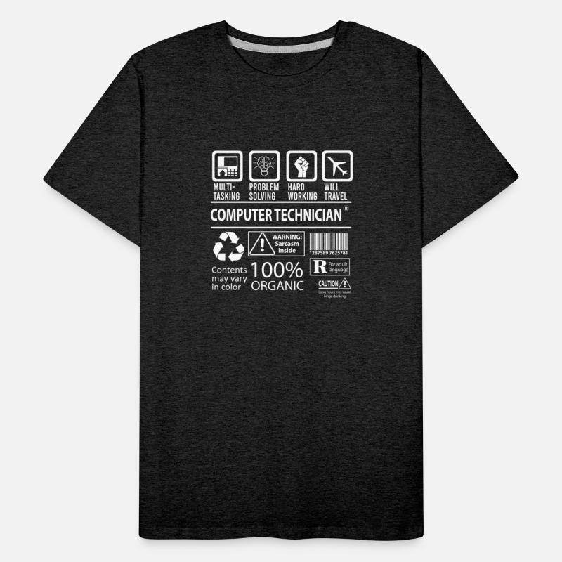 Computer Technician T Shirt - Multitasking Job Gif