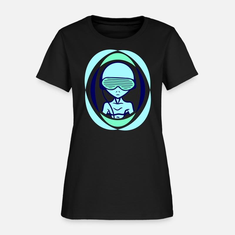 Cool DJ Alien Extraterrestrial Music Club Party