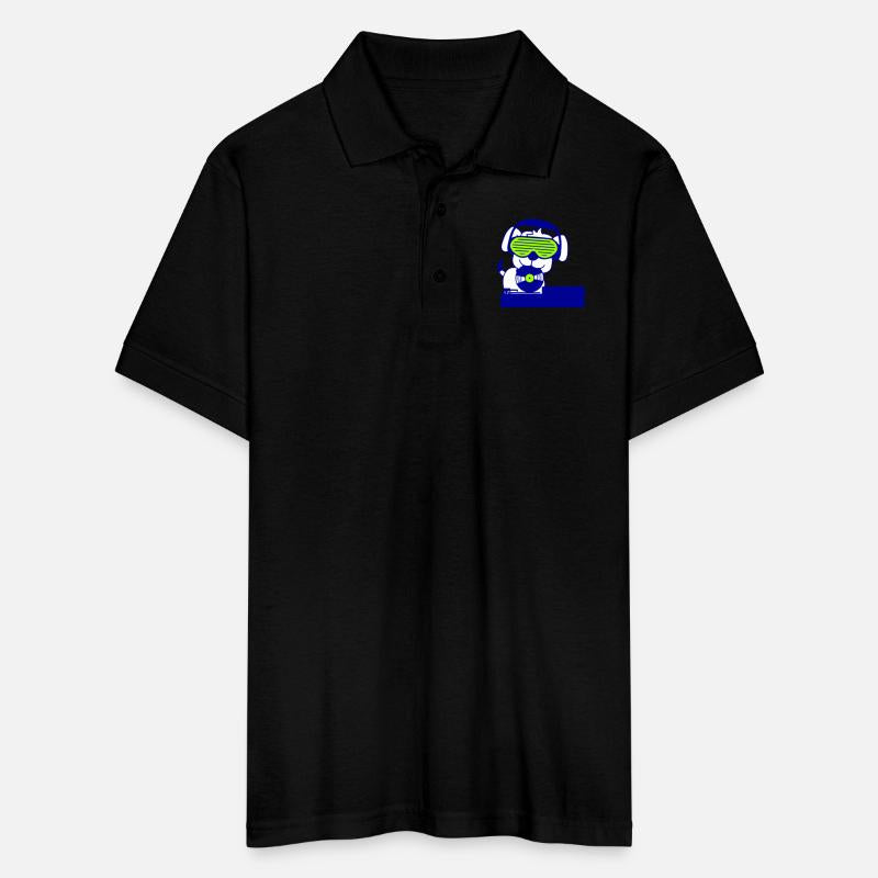 Cool DJ Dog Pet Animal Music Record Mixing Party