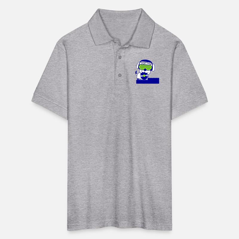 Cool DJ Dog Pet Animal Music Record Mixing Party