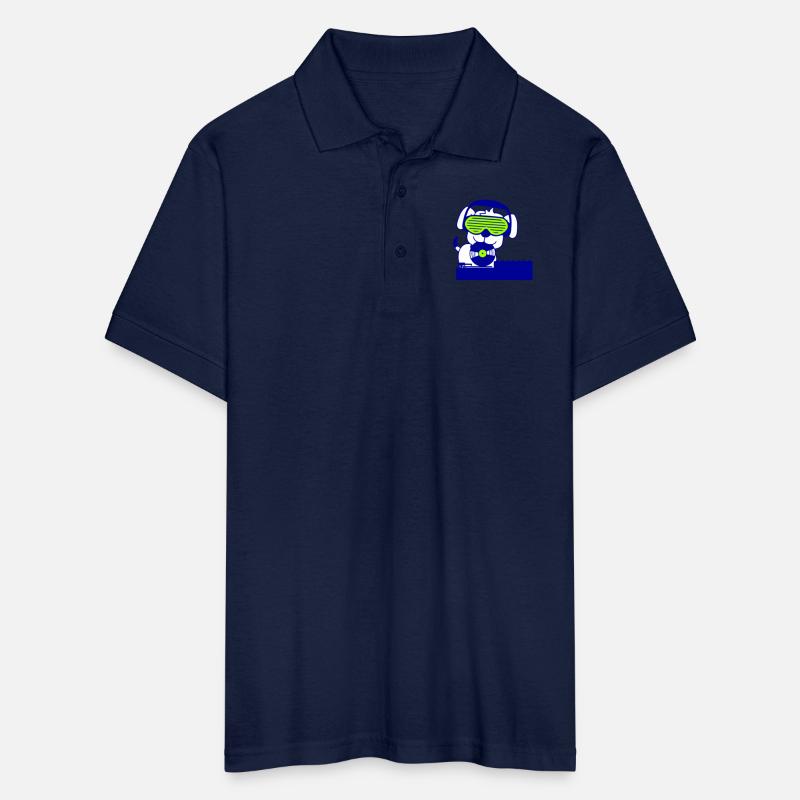 Cool DJ Dog Pet Animal Music Record Mixing Party