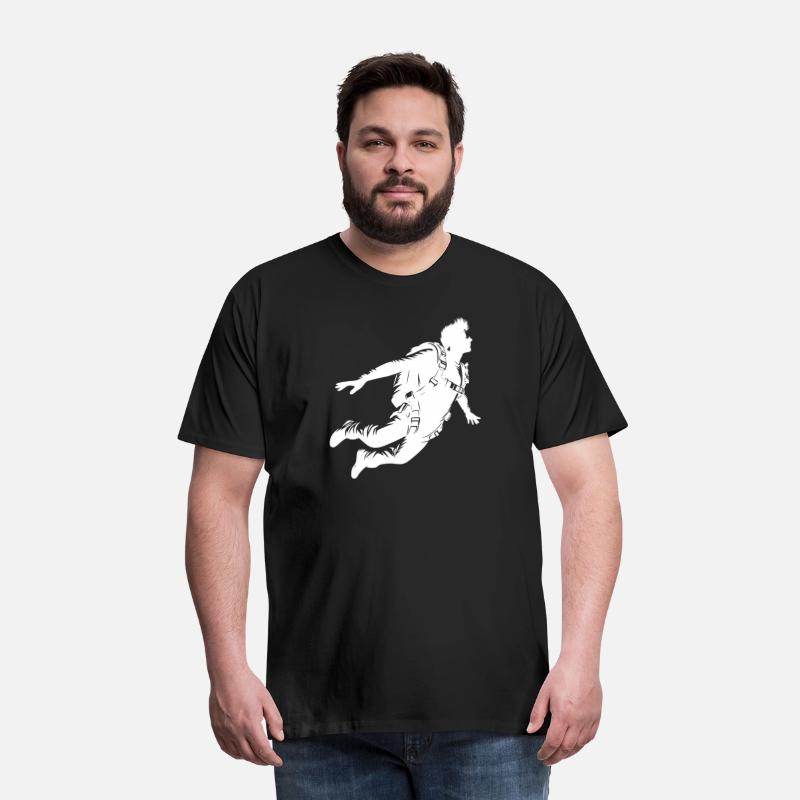 Cool Skydiver During A Parachute Jump