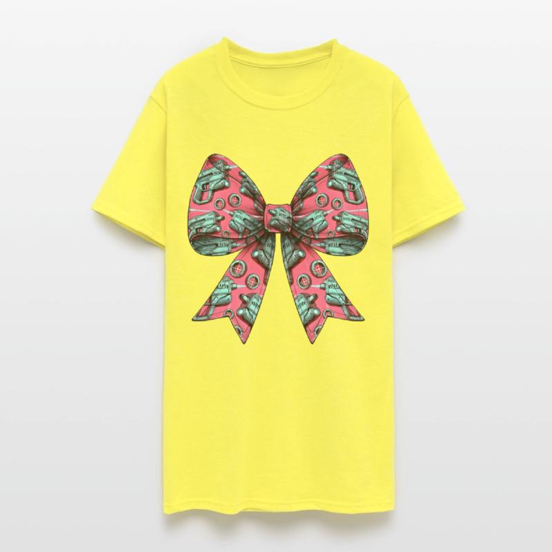 Coquette Bow Laser Tag Pink Pattern Girl Mom