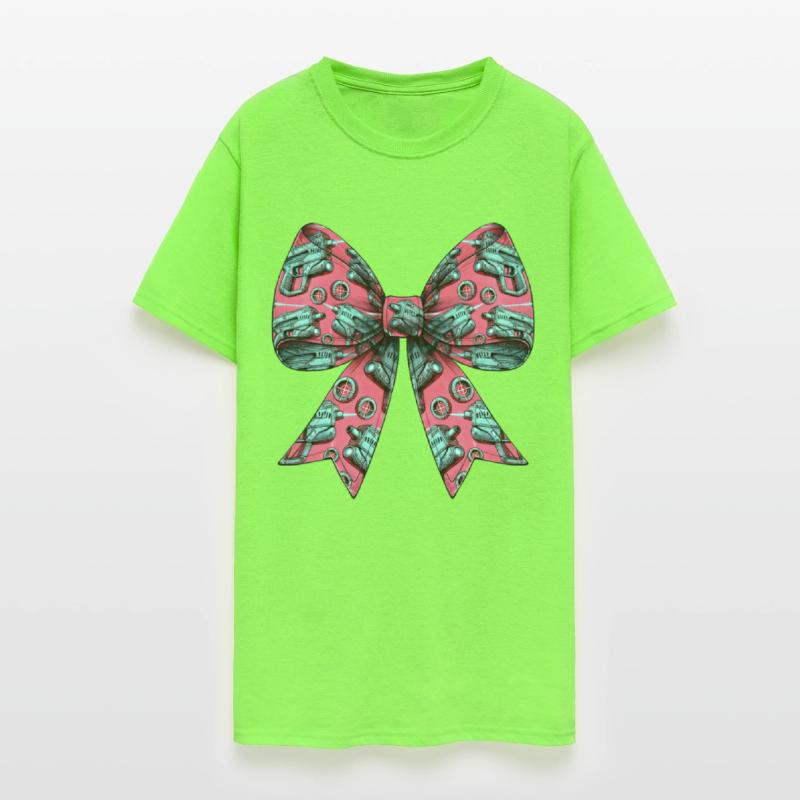 Coquette Bow Laser Tag Pink Pattern Girl Mom