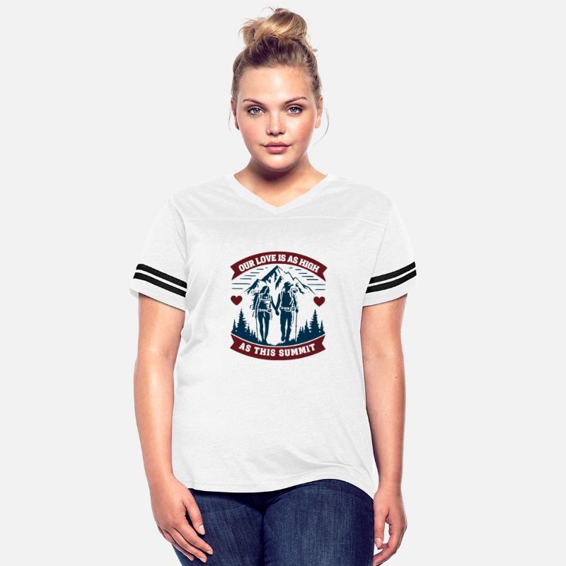 Couple Hiking Our Love Is As High As This Summit