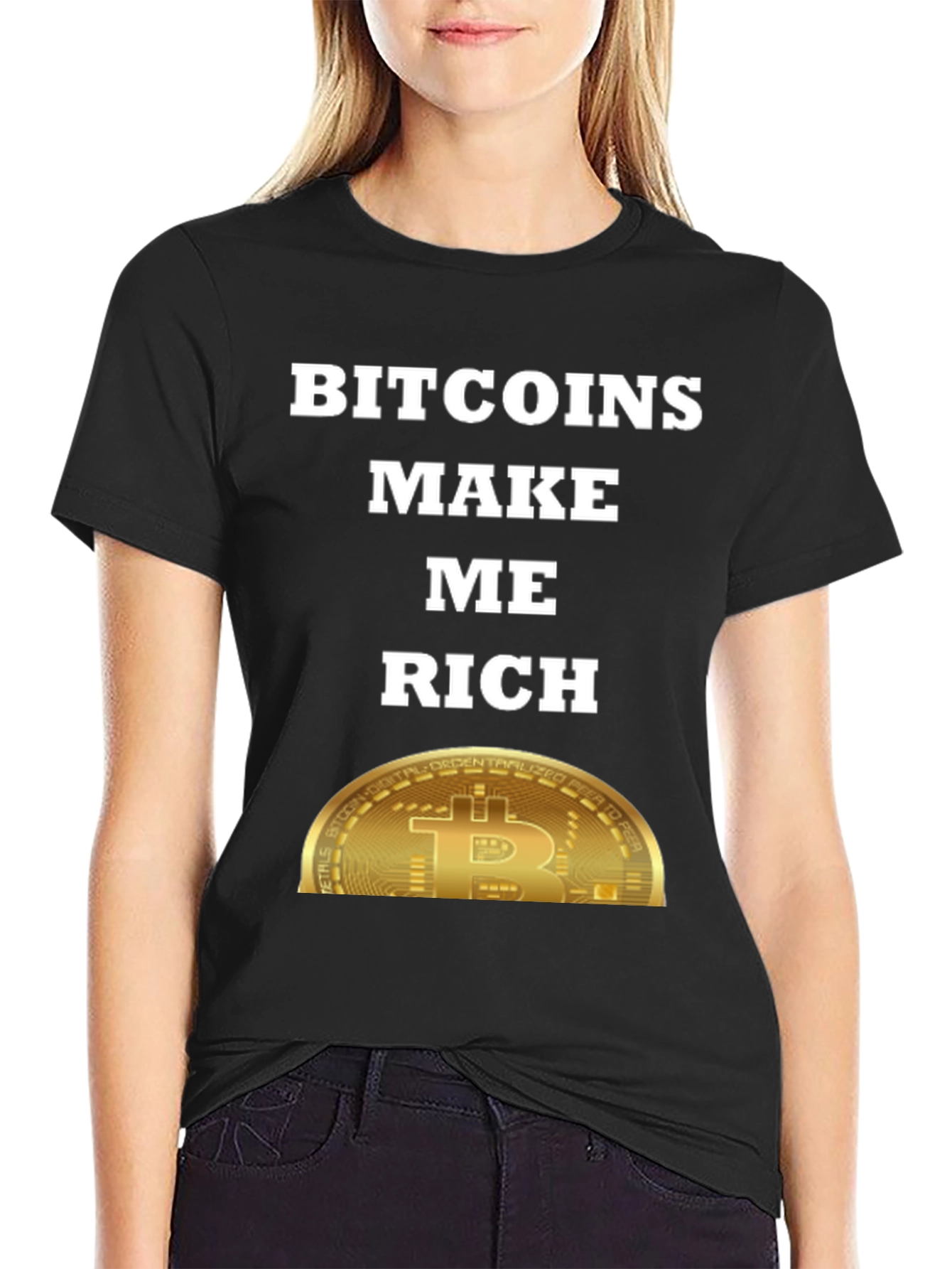 Bitcoins Make Me Rich T-Shirt