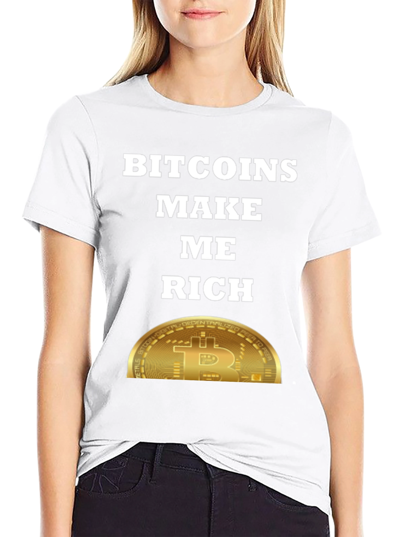 Bitcoins Make Me Rich T-Shirt