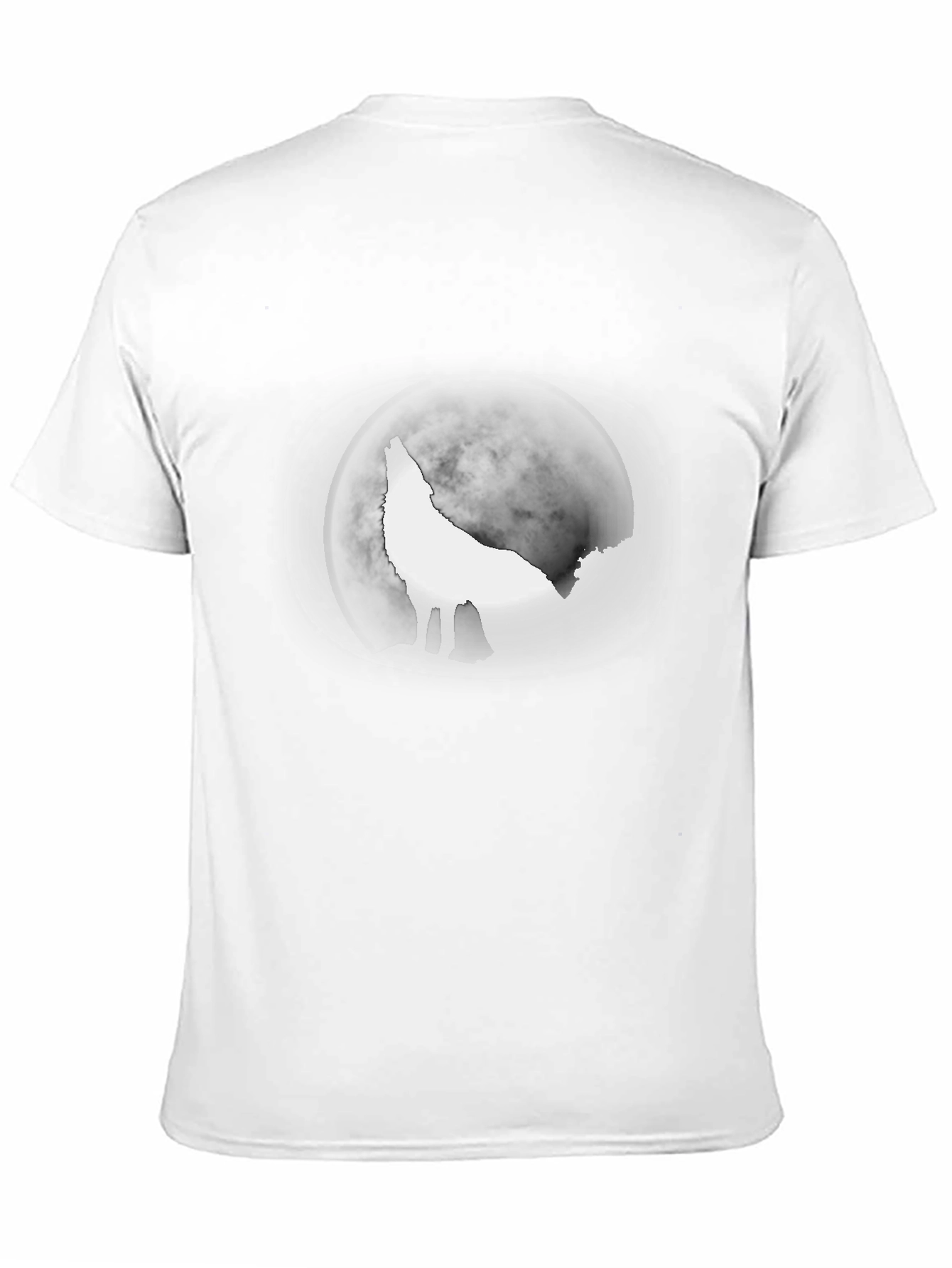 Wolf Moon Graphic Tee - Mens Black T-Shirt
