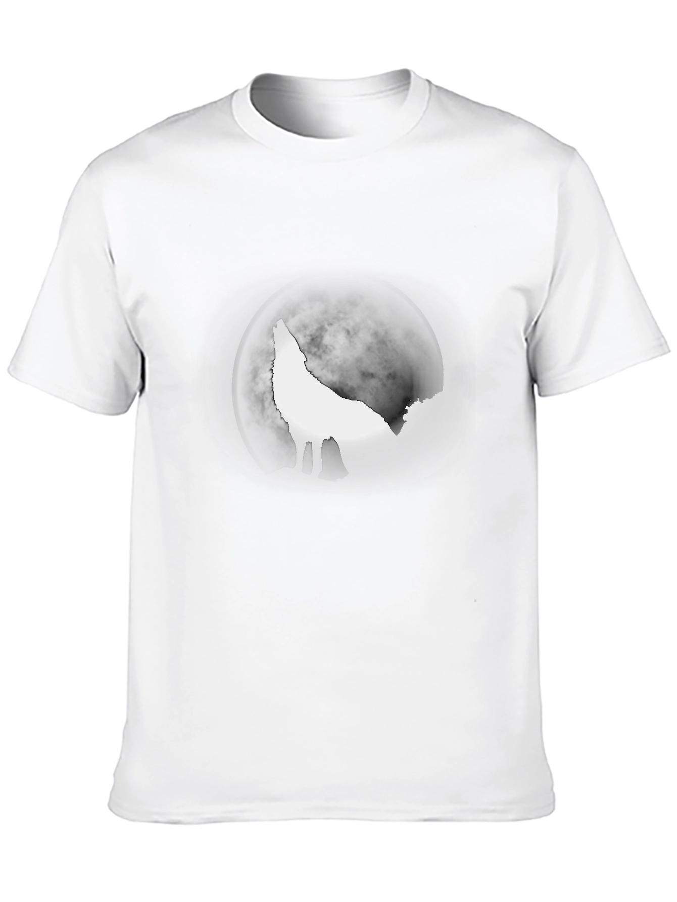 Wolf Moon Graphic Tee - Mens Black T-Shirt