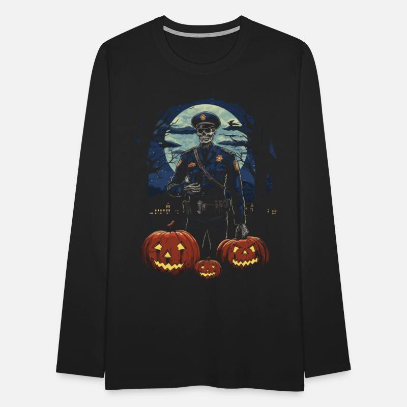 Creepy Zombie Cop Undead Police Halloween Officer