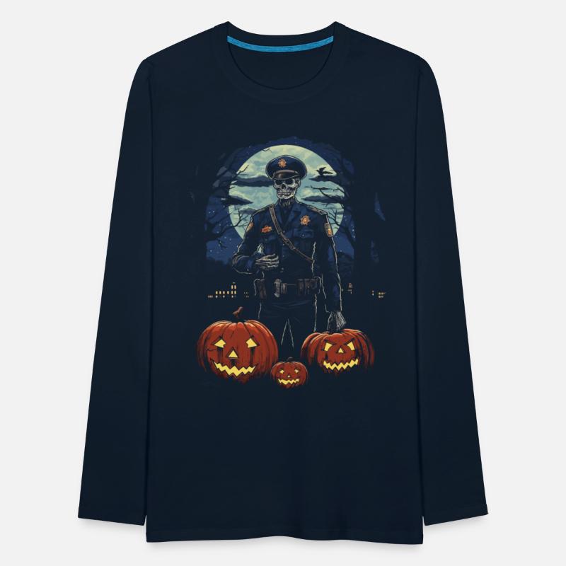 Creepy Zombie Cop Undead Police Halloween Officer