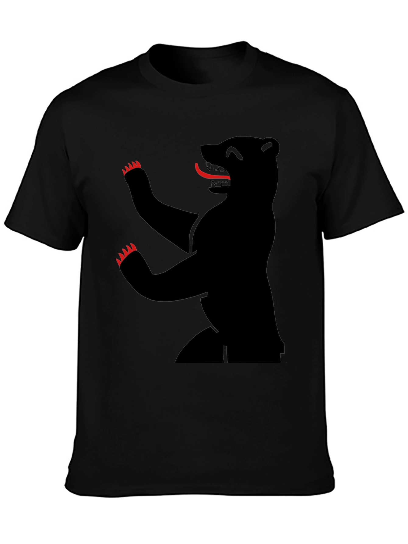 Berlin Bear T-Shirt - Black Graphic Tee