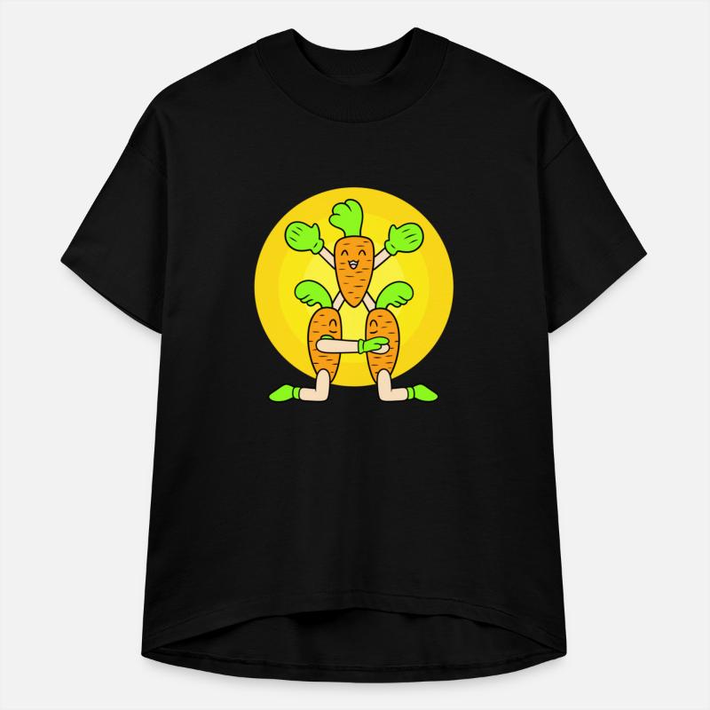 Cute carrots gymnastics