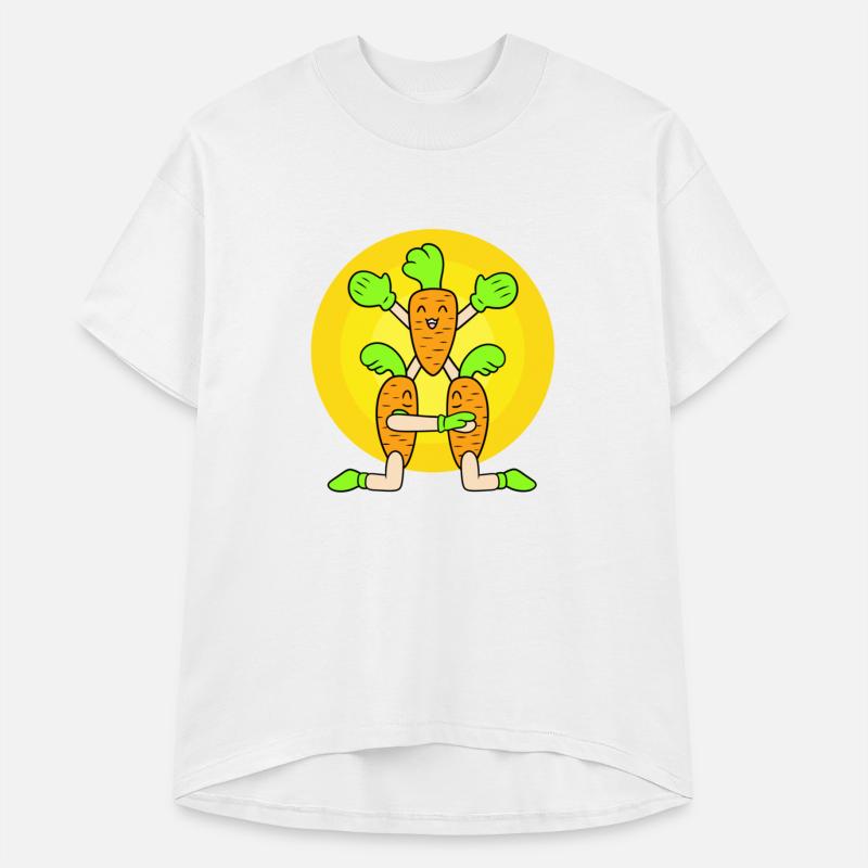 Cute carrots gymnastics