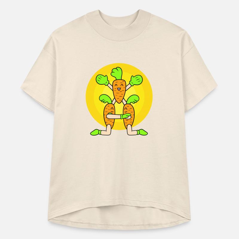 Cute carrots gymnastics