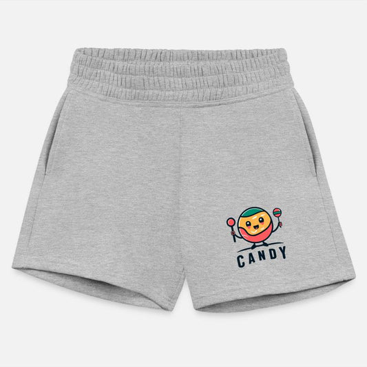 Cute Retro Candy Man With Lollipops + word "Candy"