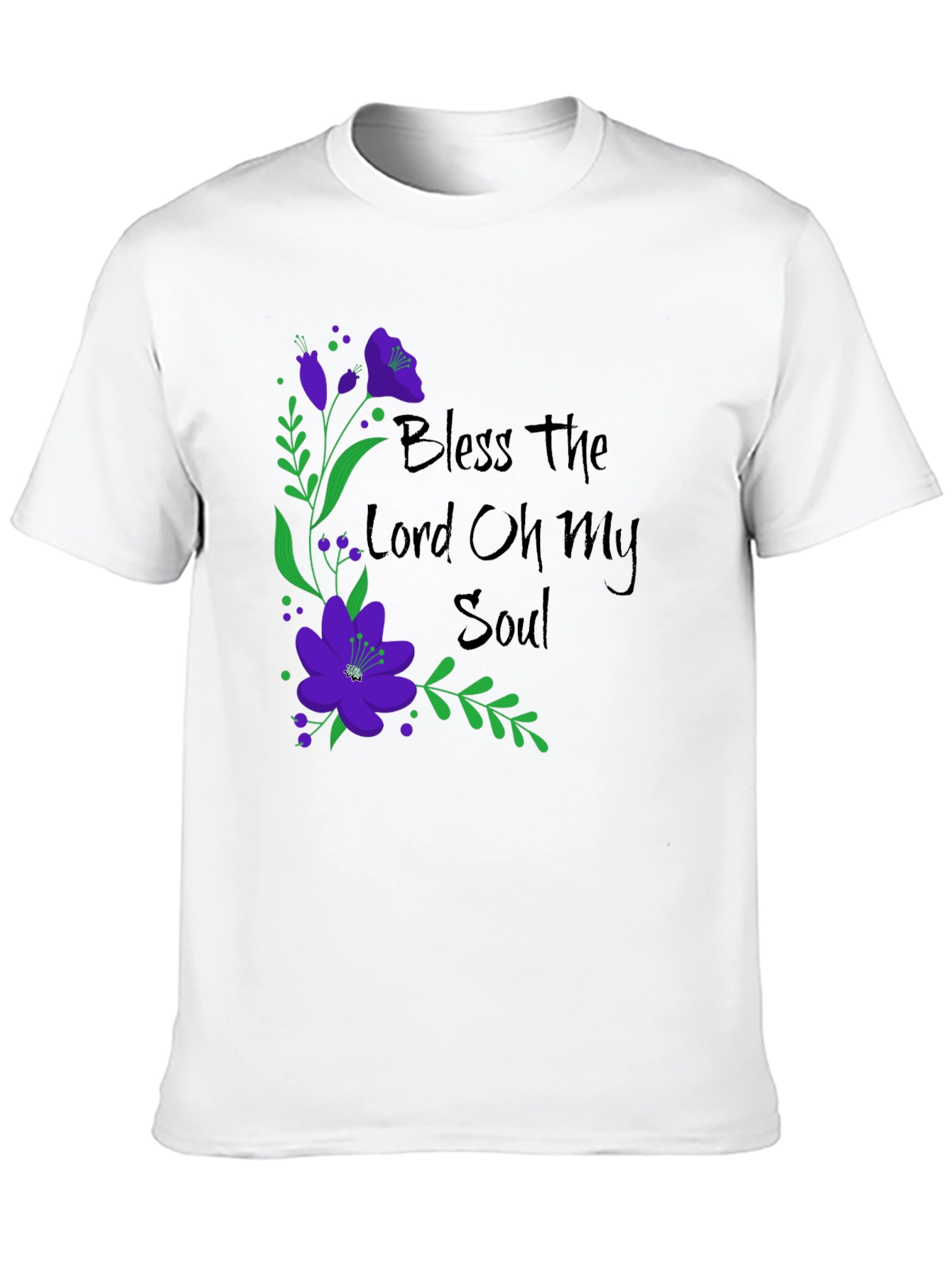 Bless The Lord Floral Graphic Tee