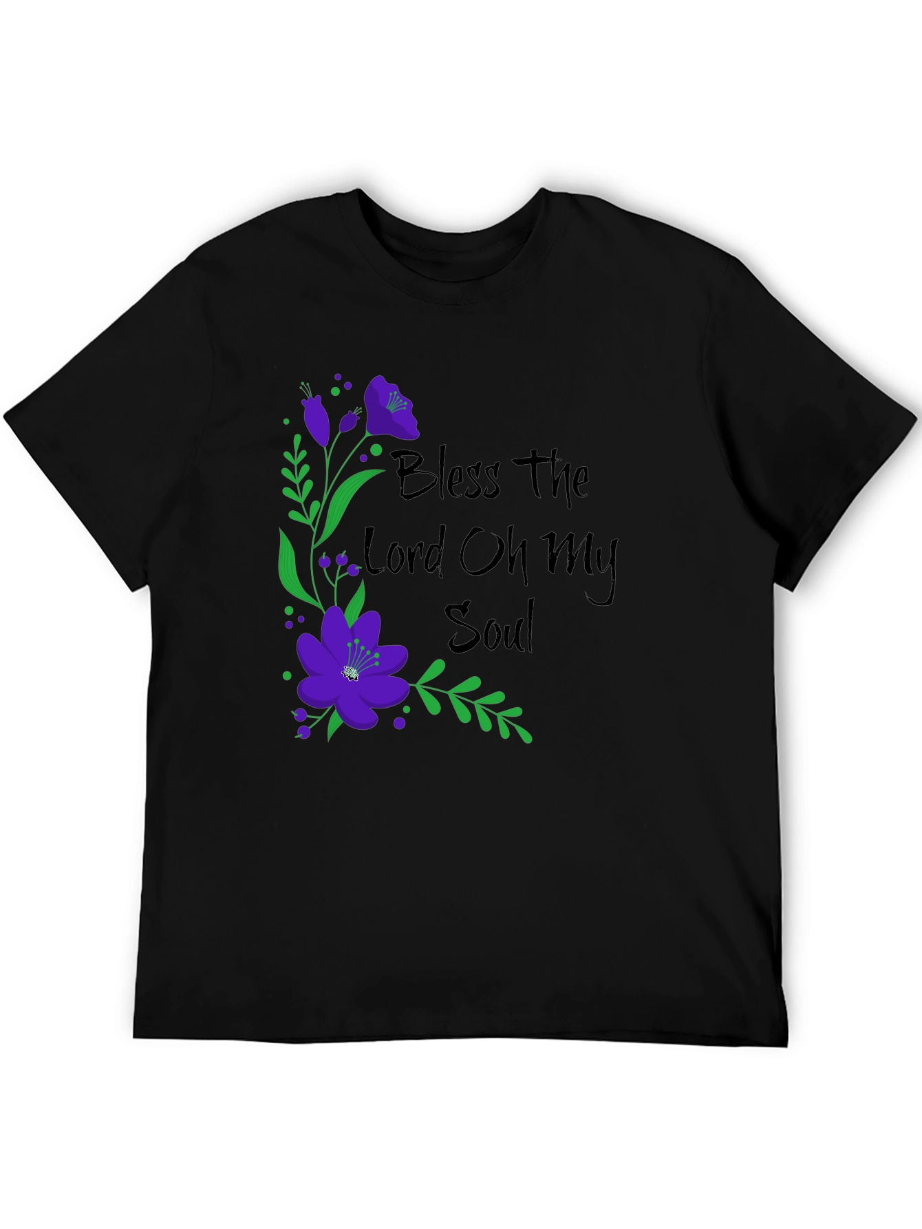 Bless The Lord Floral Graphic Tee