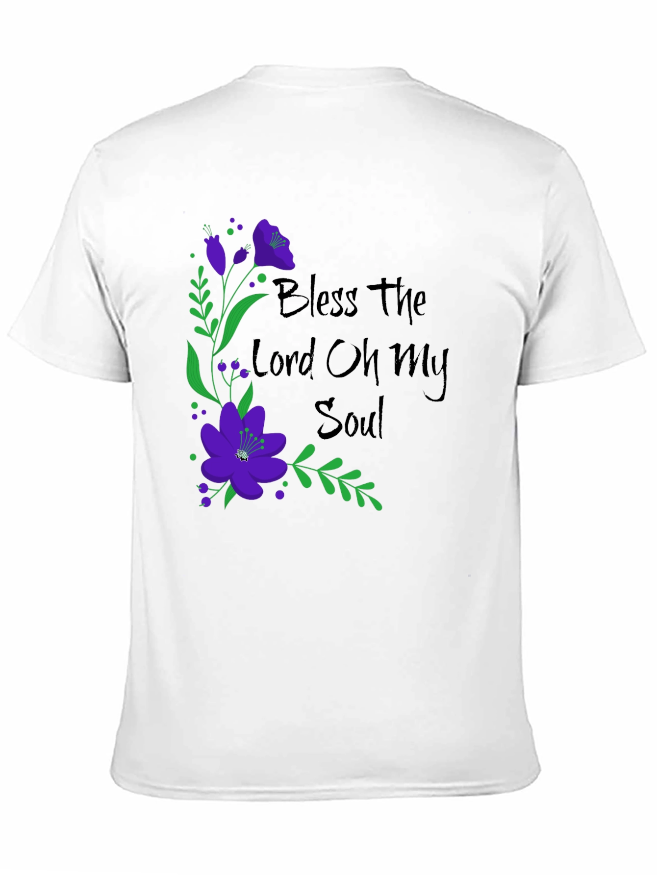 Bless The Lord Floral Graphic Tee