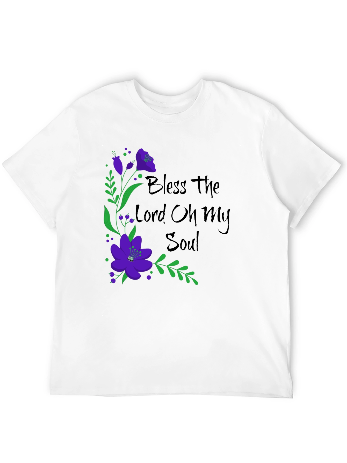 Bless The Lord Floral Graphic Tee
