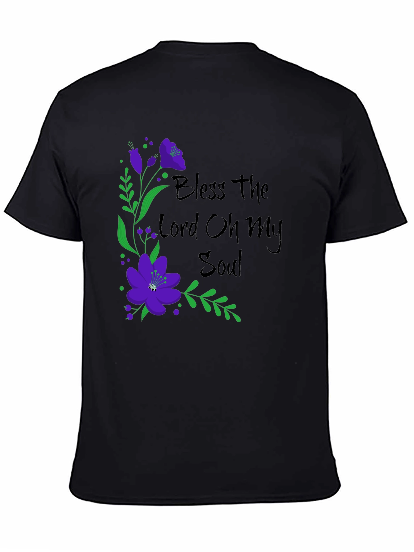 Bless The Lord Floral Graphic Tee